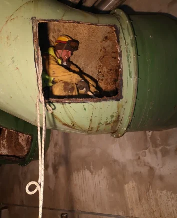 dela v globini in v zaplinjeni atmosferi