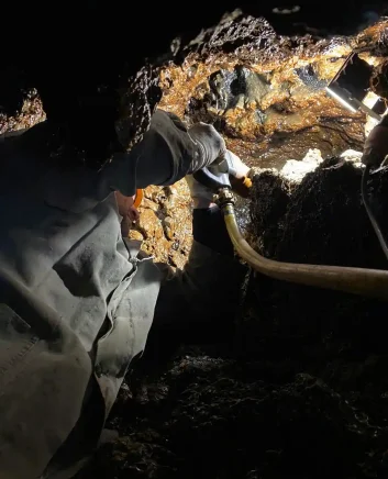 dela v globini in v zaplinjeni atmosferi